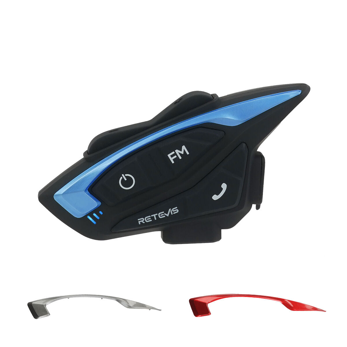 Retevis EZTalk 3A 1000m/1km Motorcycle Bluetooth Helmet Walkie Talkie