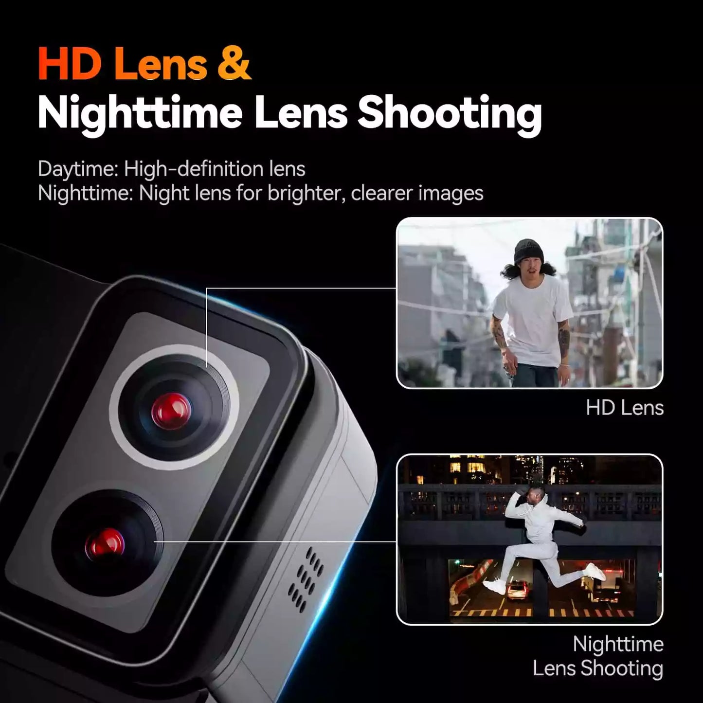 SvBony SVGO Dual Lens Action Camera - W9319A
