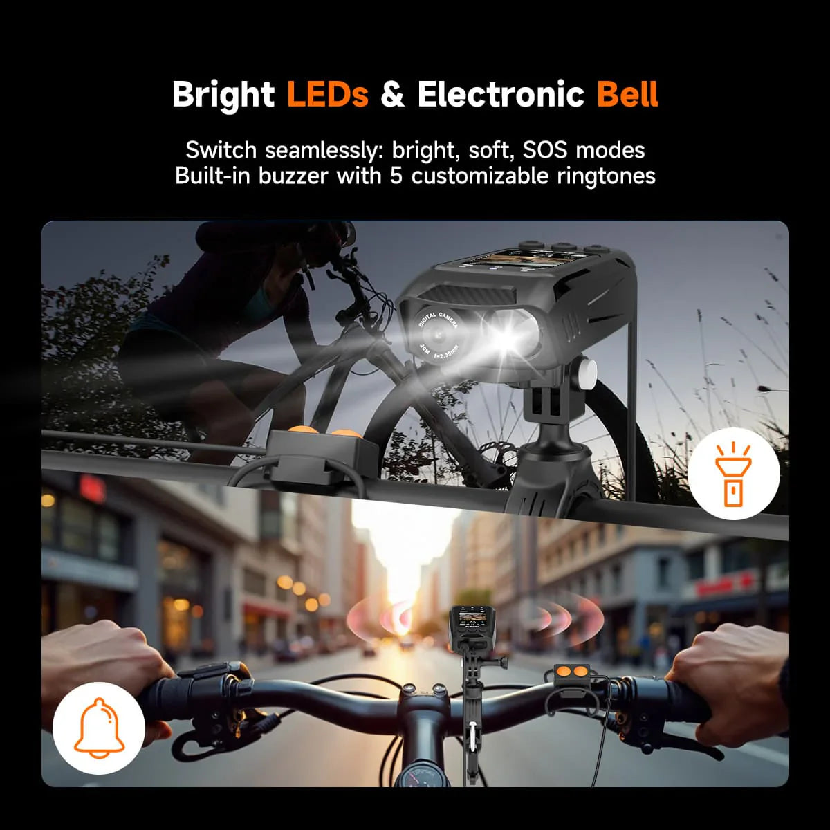 SvBony SVGo C1 Cycling Camera HD 4K 30fps IPX4 Waterproof - W9301A